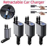 Chargeur de voiture rétractable