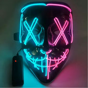 Masque d'Halloween LED