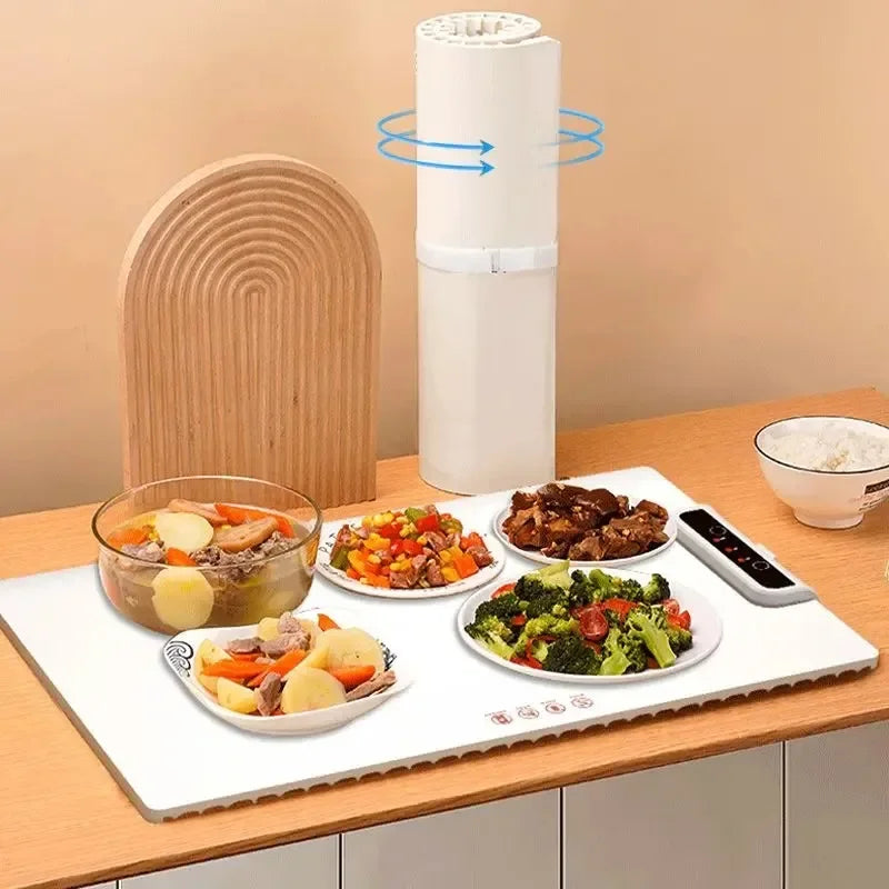 Tapis chauffant pliable pour aliments