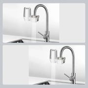 Purificateur d'eau de robinet à petit robinet avec filtrage physique.