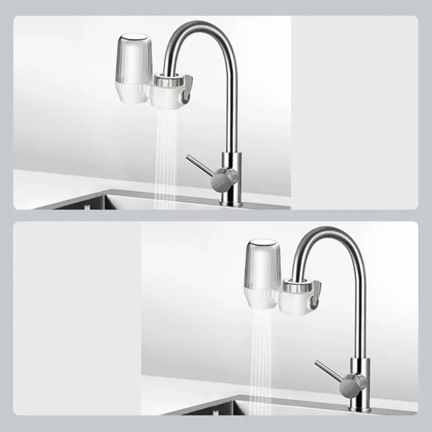 Purificateur d'eau de robinet à petit robinet avec filtrage physique.
