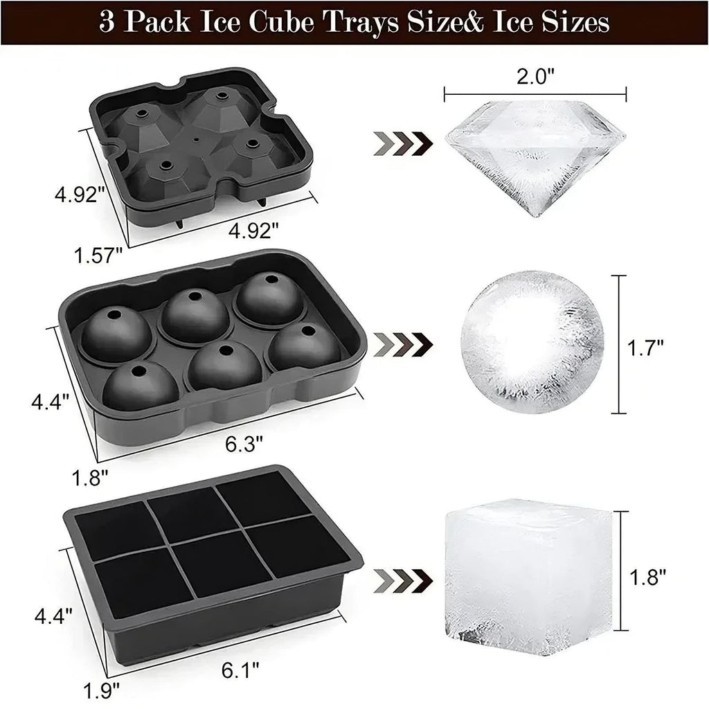 Moule à glaçons en silicone Silicone Ice Ball Mold Tray