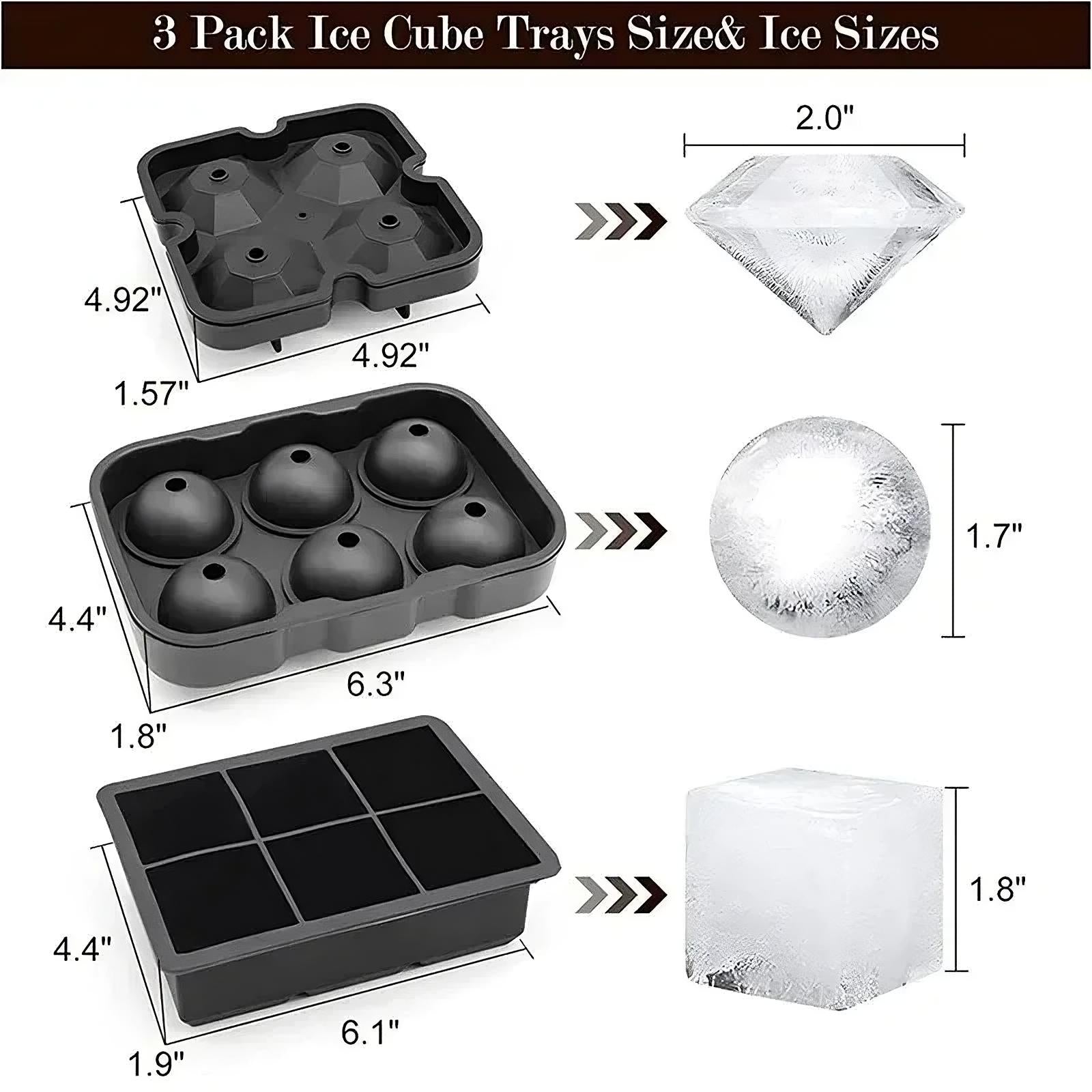 Moule à glaçons en silicone Silicone Ice Ball Mold Tray