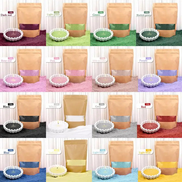 Cire de bougie granuleuse à perles