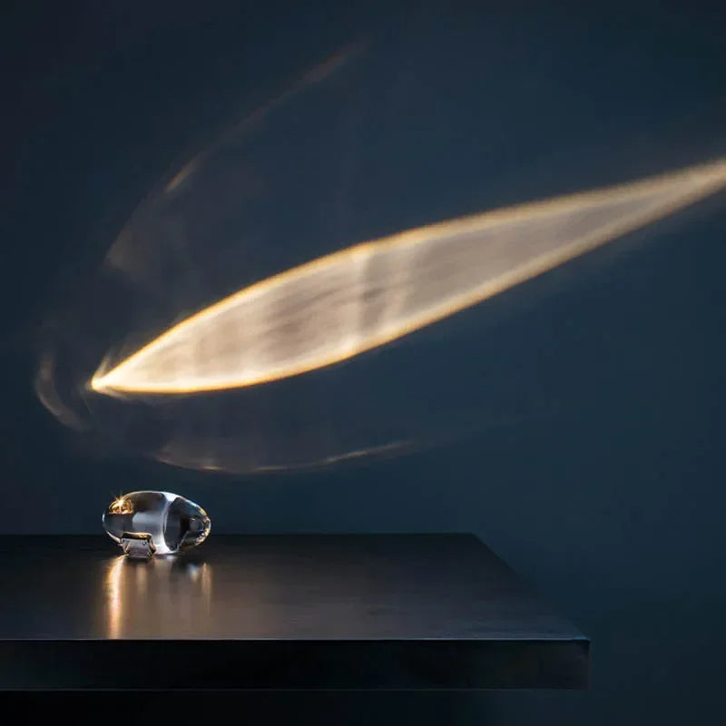 Lampe d'ambiance en cristal.
