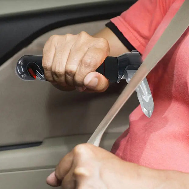 Poignée de porte anti-dérapante.