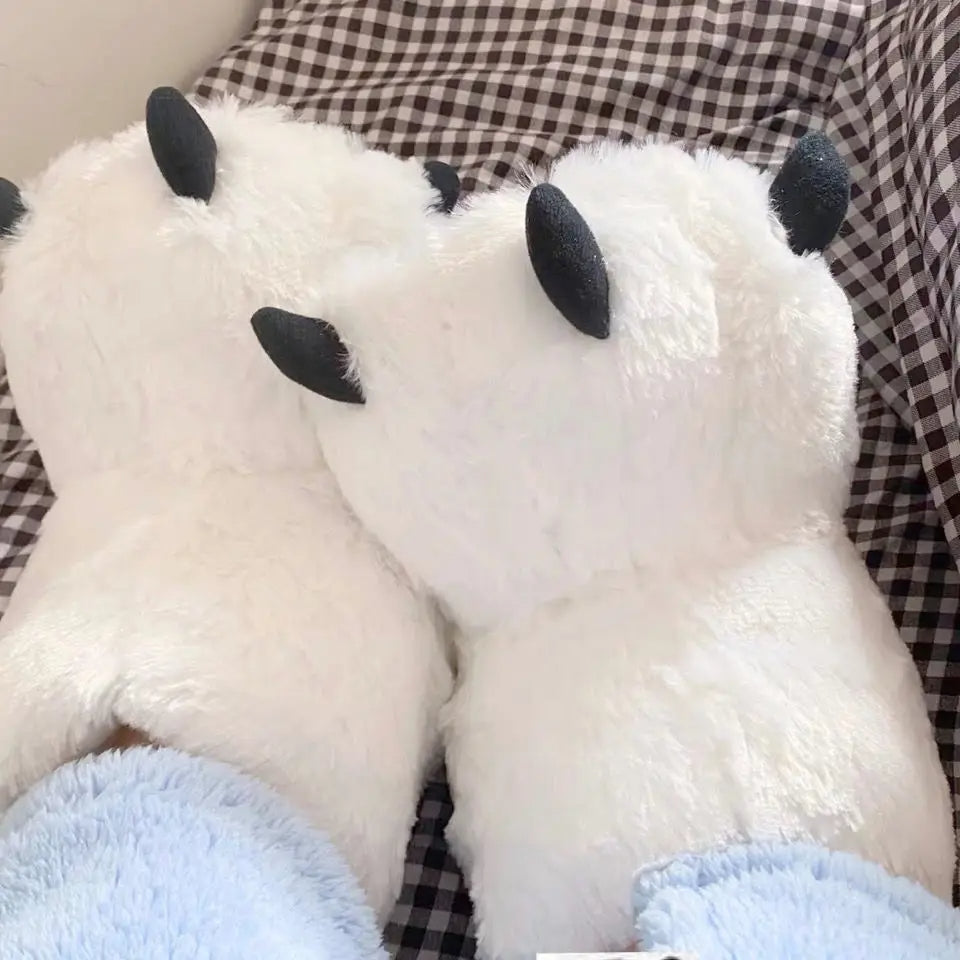 Bottes d'hiver mignonnes à griffes d'ours.