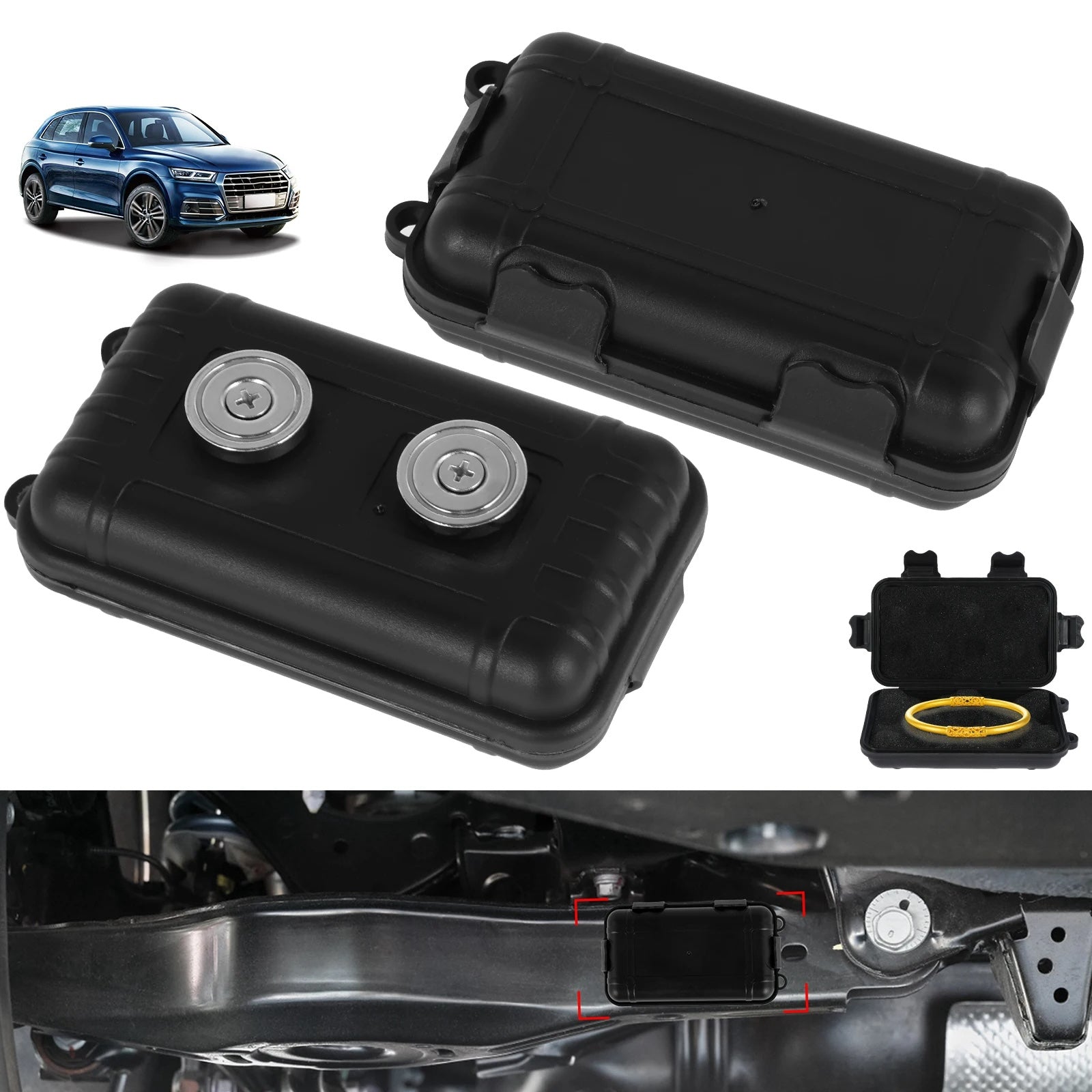 Porte-clés magnétique pour dessous de voiture