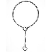 Collier chaîne avec pendentif cœur