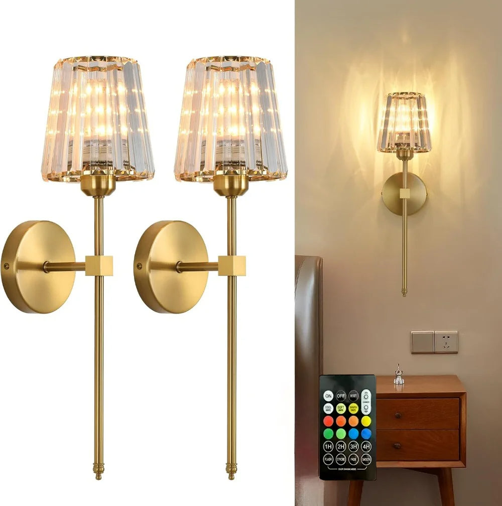 Lampe murale rechargeable à LED RVB
