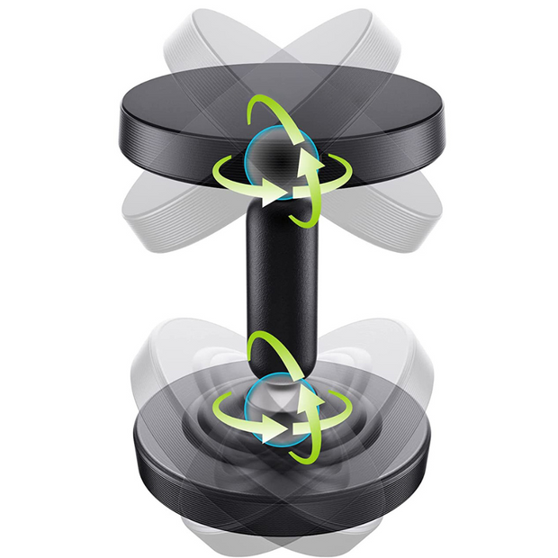 Support de téléphone magnétique double pour salle de sport