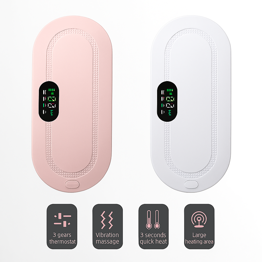 Ceinture chauffante pour le soulagement des règles