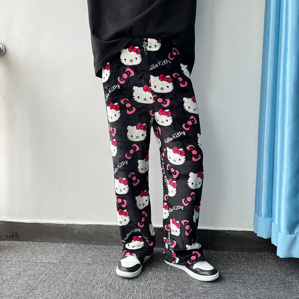 Pantalon de pyjama en flanelle mignon.