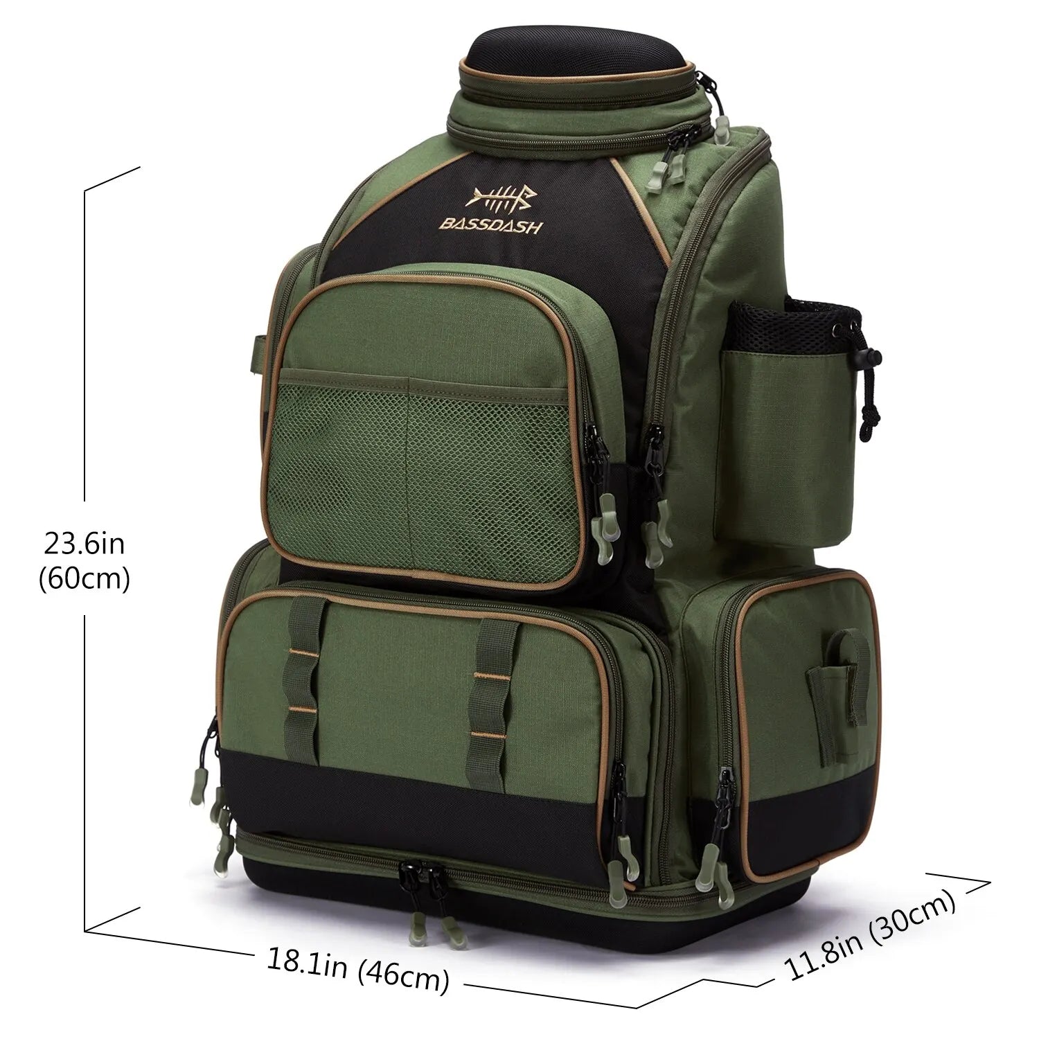 Sac à dos de pêche multifonction