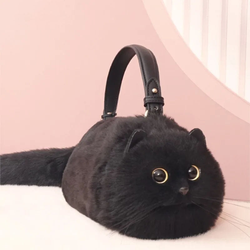 Sac à main chat