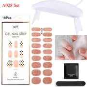 Kit de pose d'ongles en gel avec lampe UV