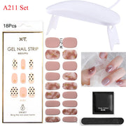 Kit de pose d'ongles en gel avec lampe UV