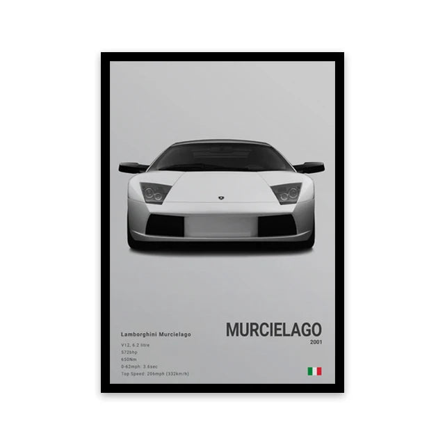 Toile murale représentant une voiture