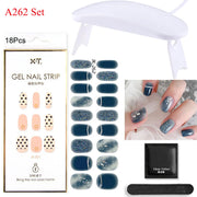 Kit de pose d'ongles en gel avec lampe UV