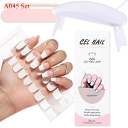 Kit de pose d'ongles en gel avec lampe UV