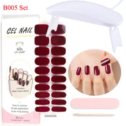 Kit de pose d'ongles en gel avec lampe UV