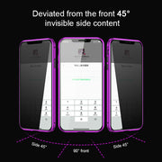 Coque magnétique anti-regard pour iPhone