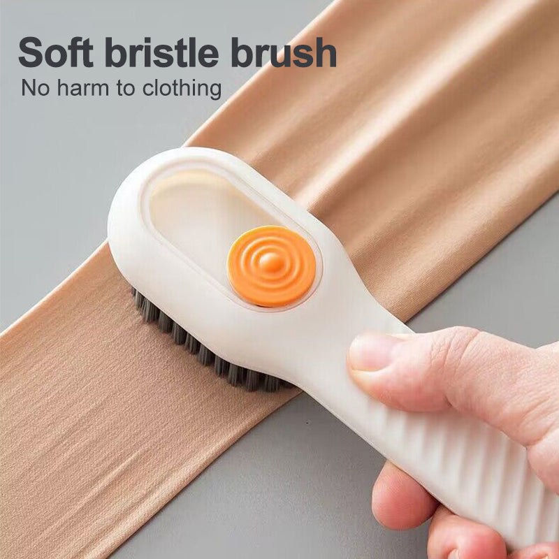 Brosse de nettoyage à poils doux pour la maison avec fonction savon