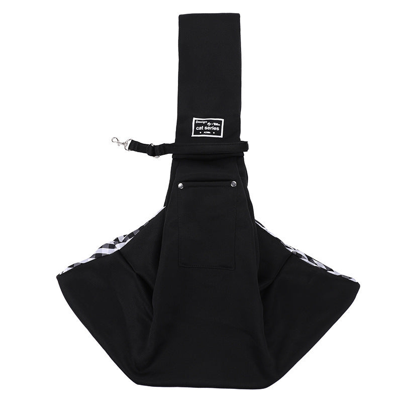 Sac à bandoulière pour animaux de compagnie.