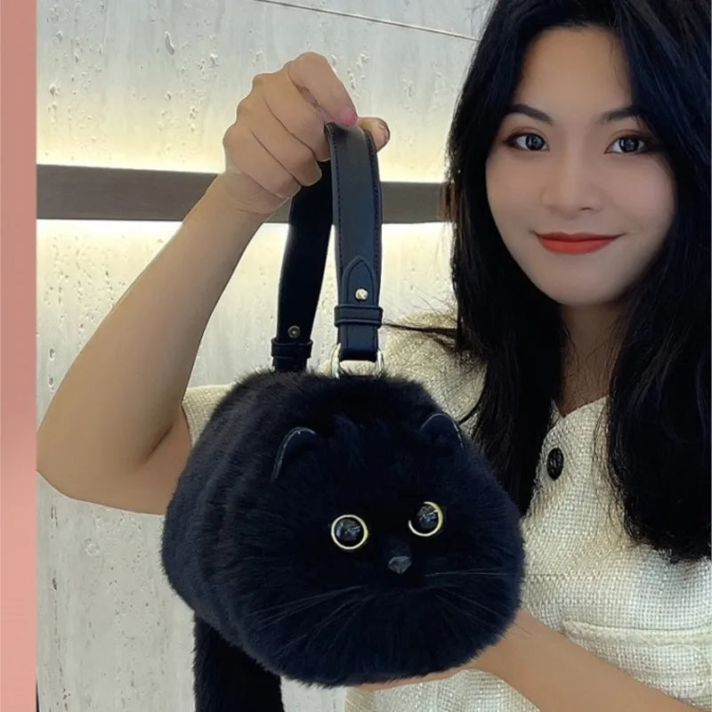 Sac à main chat