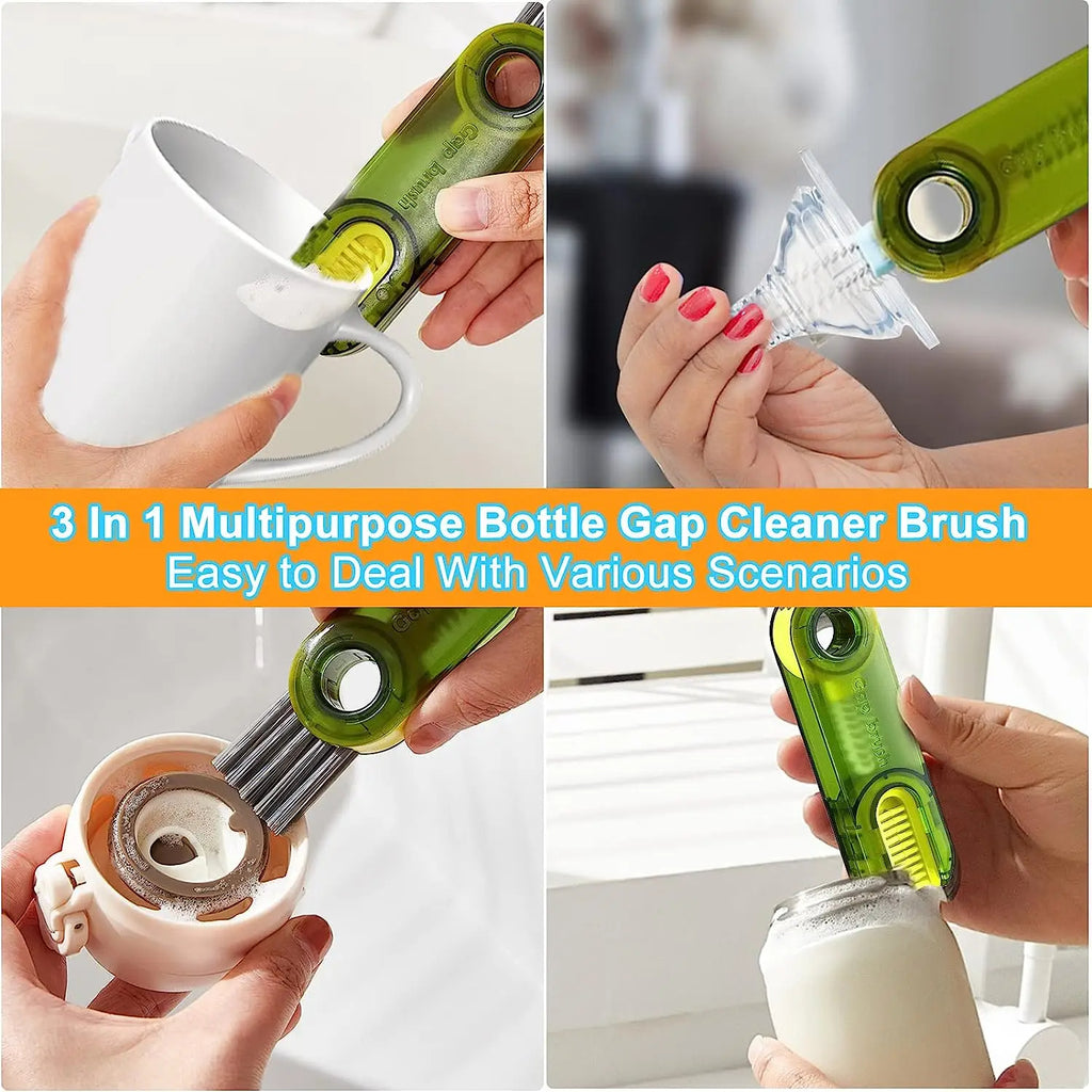 Brosse de nettoyage rotative 3 en 1.