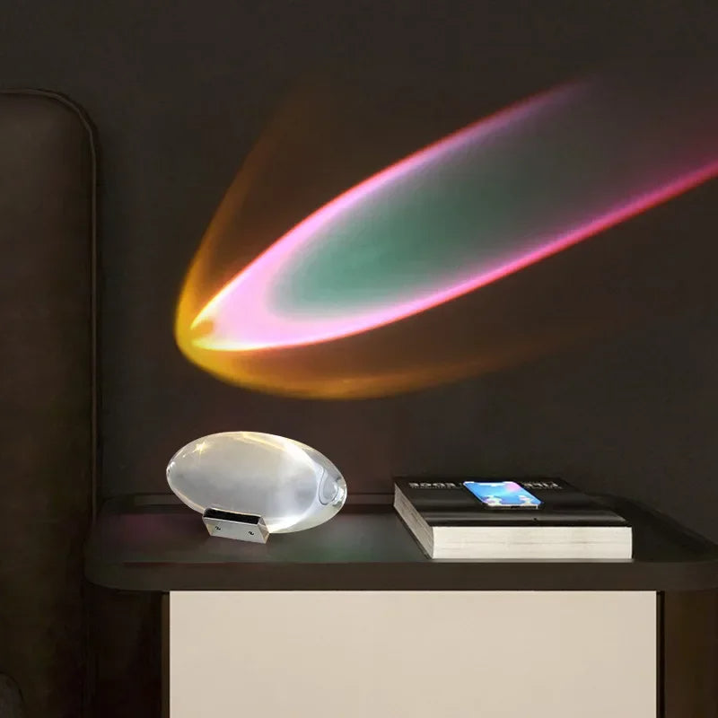 Lampe d'ambiance en cristal.
