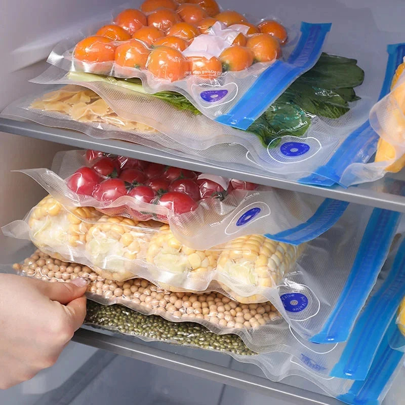 Sacs alimentaires scellés sous vide pour le stockage des aliments