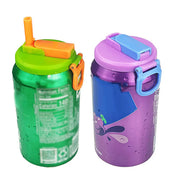 Couvercle de soda  avec paille