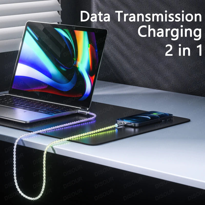 Câble de charge rapide RVB 120 W