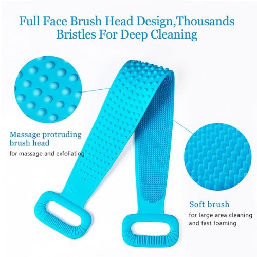 Épurateur de dos en silicone.
