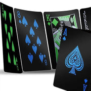 Jeu de cartes poker noir
