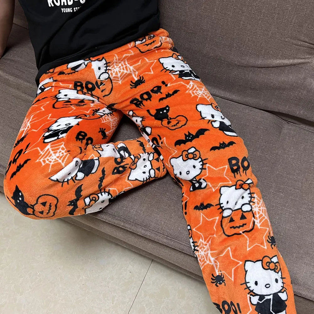 Pantalon de pyjama en flanelle mignon.