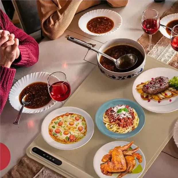 Tapis chauffant pliable pour aliments