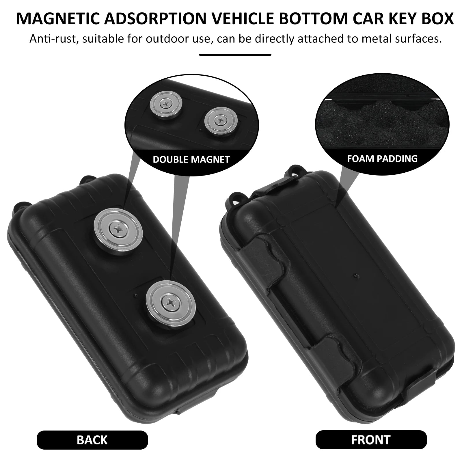 Porte-clés magnétique pour dessous de voiture