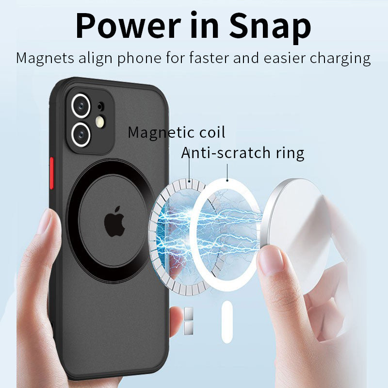 Coque iPhone Matt Magentic