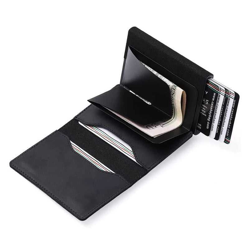 Portefeuille en cuir Smart Air Tag