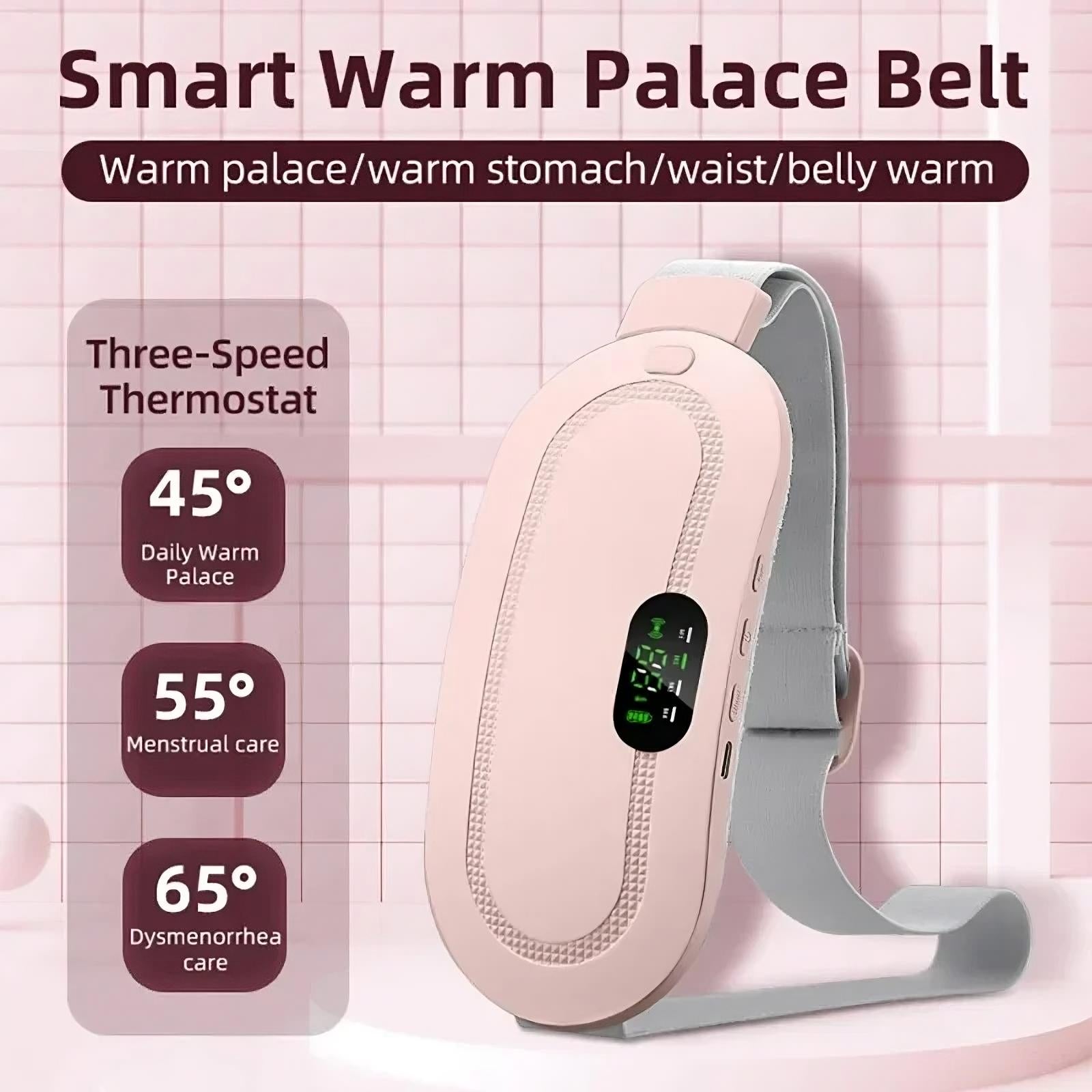 Ceinture chauffante pour le soulagement des règles