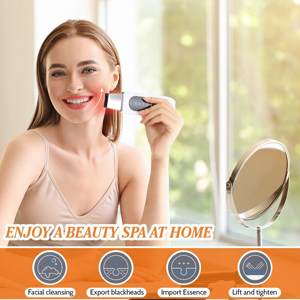 Épurateur ultrasonique pour la peau du visage EMS