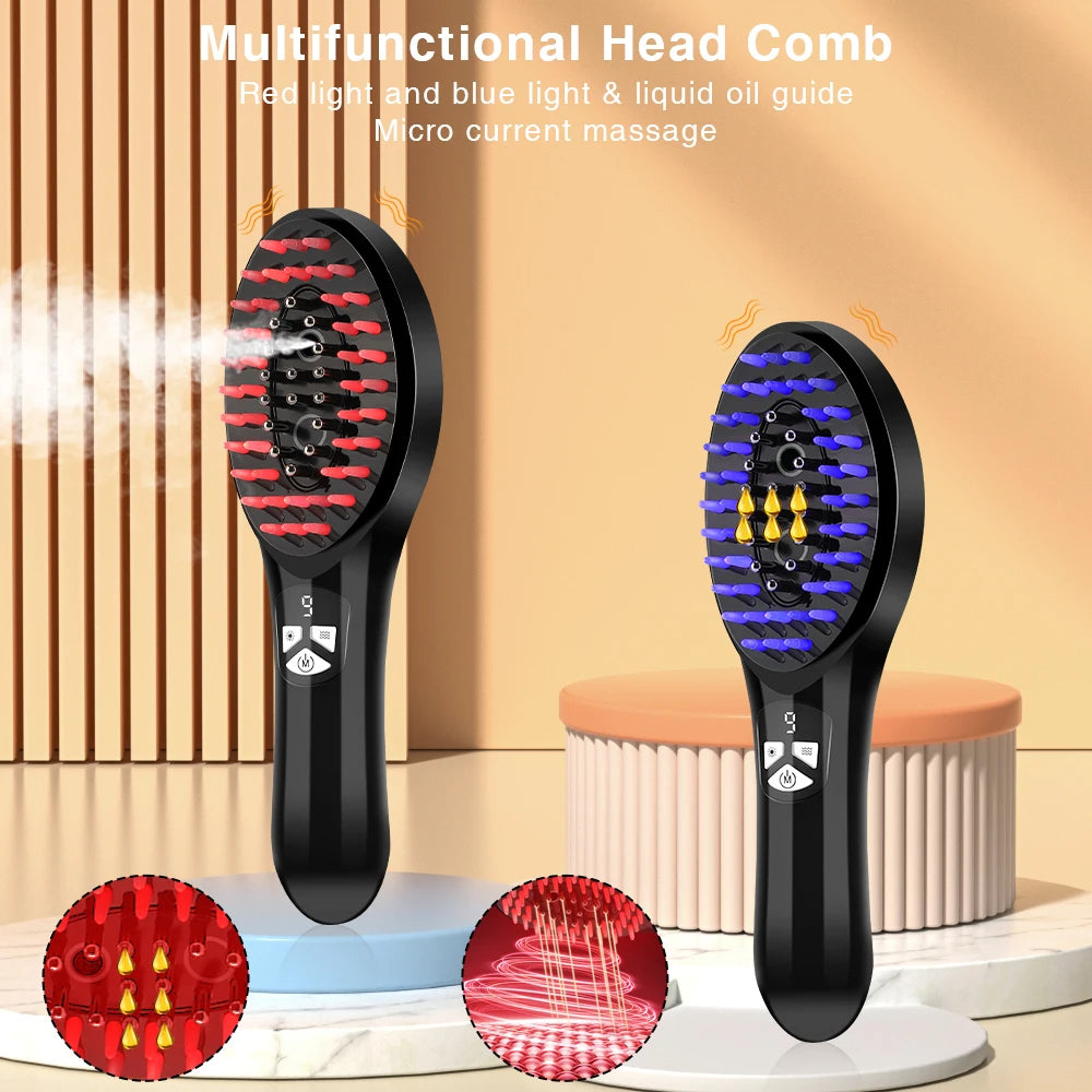 Peigne de massage à jet électrique EMS