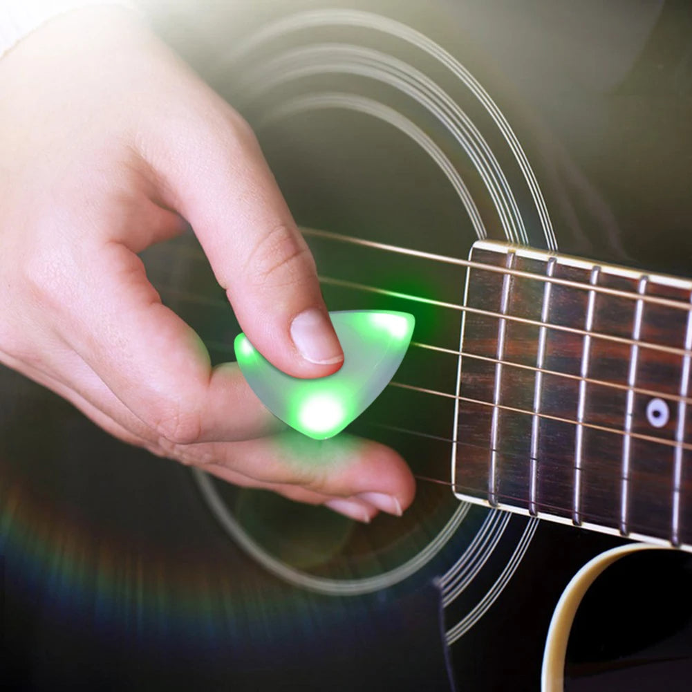 3 médiators de guitare lumineux 3Pcs Glowing Guitar Picks