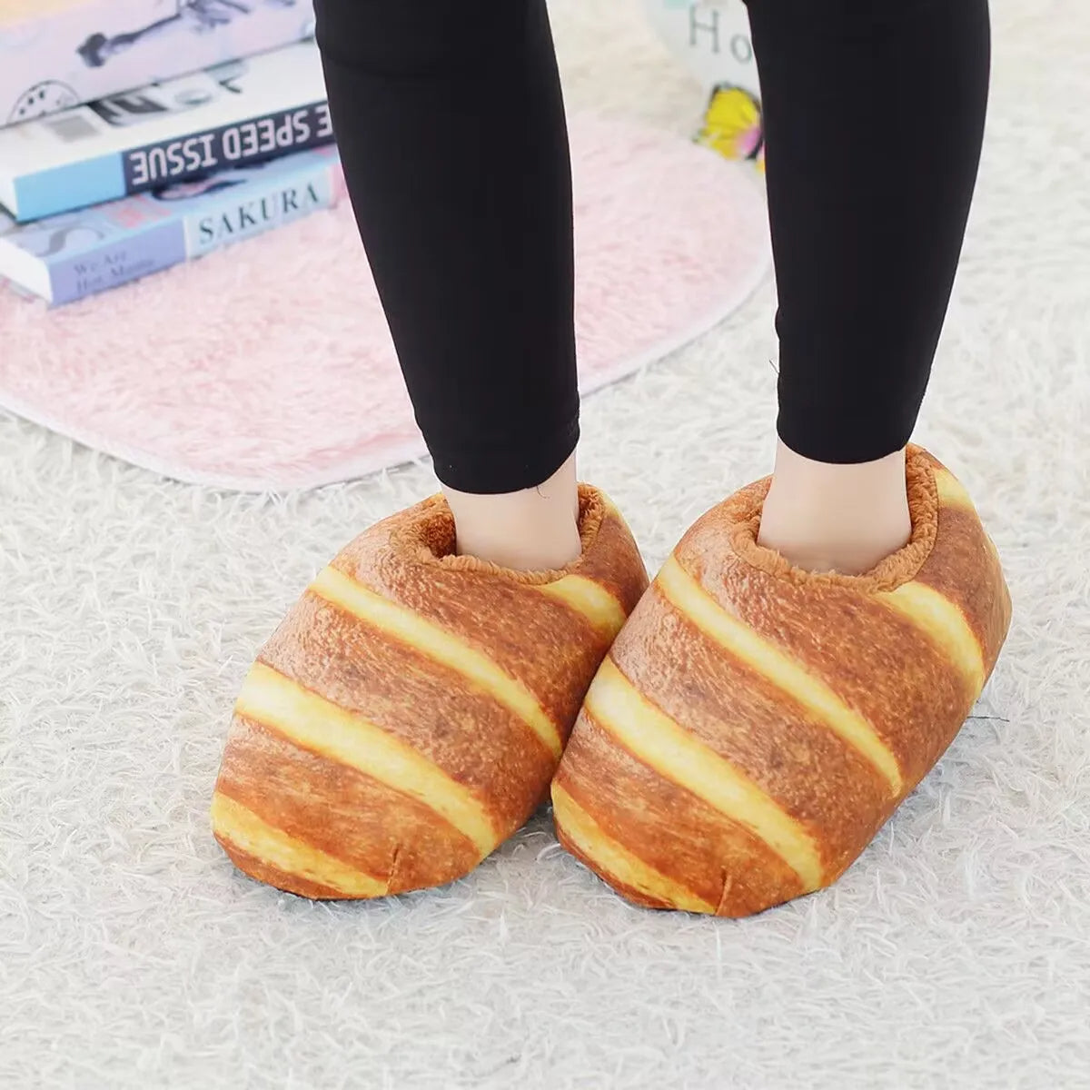 Pantoufles à pain.
