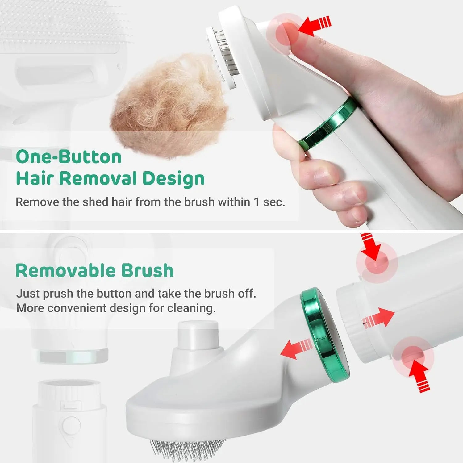 Brosse de séchage pour animaux de compagnie