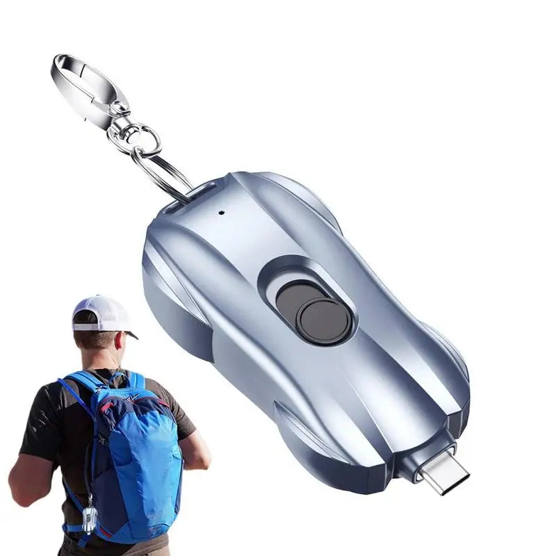 Chargeur de téléphone portable d'urgence avec porte-clés et batterie externe