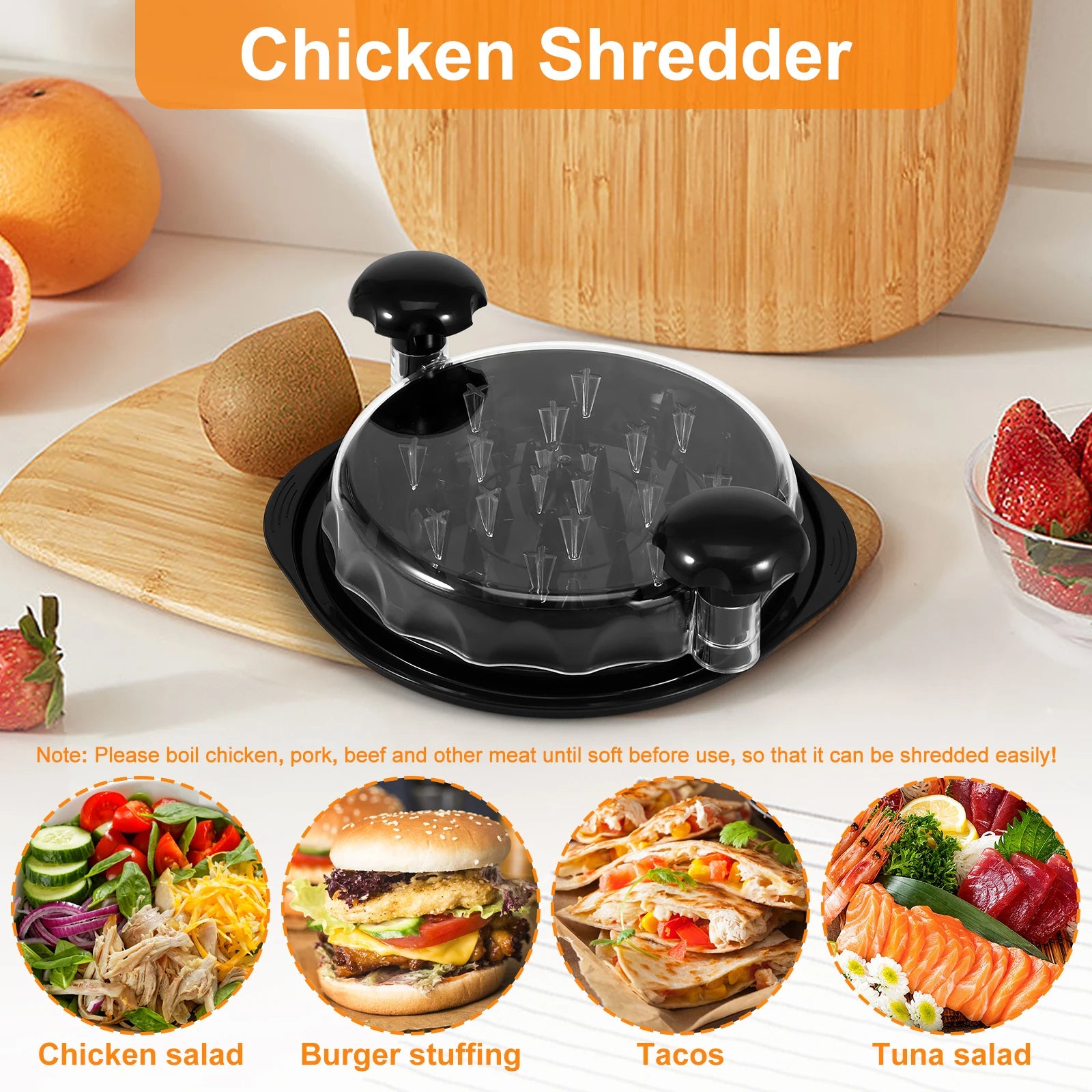 Déchiqueteur de viande de poulet