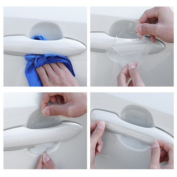 Autocollants de protection anti-rayures pour poignée de portière ou cuvette de voiture